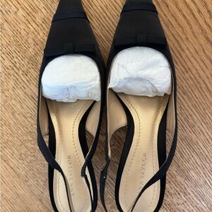 Ann Taylor Black Women's Slingback Shoes